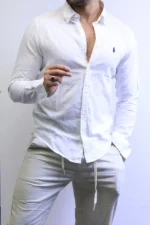 Men’s Premium Casual Button-Up Shirt – Elegant Slim Fit Style