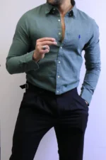Men’s Premium Casual Button-Up Shirt – Elegant Slim Fit Style – Image 11