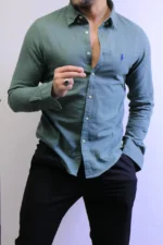 Men’s Premium Casual Button-Up Shirt – Elegant Slim Fit Style – Image 16
