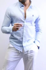 Men’s Premium Casual Button-Up Shirt – Elegant Slim Fit Style – Image 31