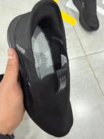 Men’s All-Black Slip-On Sneakers – Lightweight & Comfortable Everyday Shoes - Image 3