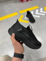 Men’s All-Black Slip-On Sneakers – Lightweight & Comfortable Everyday Shoes - Image 10