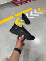 Men’s All-Black Slip-On Sneakers – Lightweight & Comfortable Everyday Shoes - Image 7
