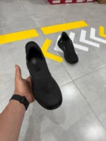 Men’s All-Black Slip-On Sneakers – Lightweight & Comfortable Everyday Shoes - Image 14