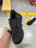 Men’s All-Black Slip-On Sneakers – Lightweight & Comfortable Everyday Shoes - Image 13