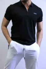 Premium Slim-Fit Polo Shirt – Modern Elegance & Comfort – Image 8