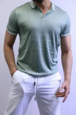 Premium Slim-Fit Polo Shirt – Modern Elegance & Comfort – Image 25