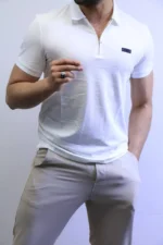 Premium Slim-Fit Polo Shirt – Modern Elegance & Comfort – Image 34