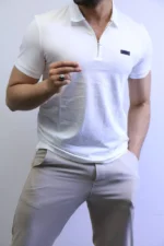Premium Slim-Fit Polo Shirt – Modern Elegance & Comfort – Image 35