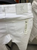 Premium Relaxed Fit Drawstring white jeans for Men – Image 5