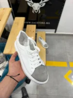 Men’s white Sneakers Premium leather Urban Sneakers – – Image 2