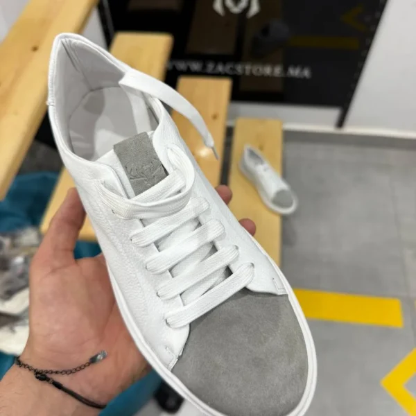 Men’s white Sneakers Premium leather Urban Sneakers –