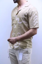 Men’s Casual Short Sleeve Button-Up Shirt – Lightweight Summer Style – Image 4