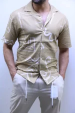 Men’s Casual Short Sleeve Button-Up Shirt – Lightweight Summer Style – Image 12