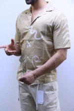 Men’s Casual Short Sleeve Button-Up Shirt – Lightweight Summer Style – Image 9