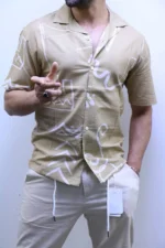 Men’s Casual Short Sleeve Button-Up Shirt – Lightweight Summer Style – Image 8
