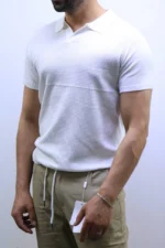 Premium Ribbed Polo T-Shirt – Modern Slim Fit & Elegant Style – Image 21