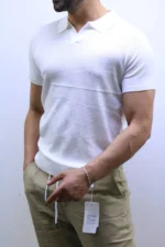 Premium Ribbed Polo T-Shirt – Modern Slim Fit & Elegant Style – Image 5