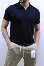 Premium Ribbed Polo T-Shirt – Modern Slim Fit & Elegant Style – Image 14