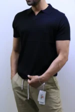 Premium Ribbed Polo T-Shirt – Modern Slim Fit & Elegant Style – Image 11