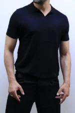 Premium Ribbed Polo T-Shirt – Modern Slim Fit & Elegant Style – Image 9