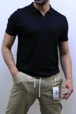 Premium Ribbed Polo T-Shirt – Modern Slim Fit & Elegant Style – Image 7