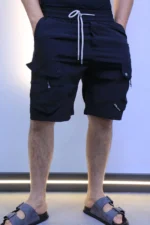 Streetwear Side Stipte Shorts , urban Comfort Shorts – Image 3