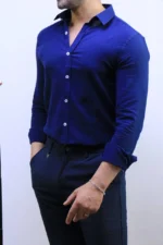 Men’s Slim Fit Striped Shirt – Elegant Casual Button-Up Shirt | Zac – Image 9
