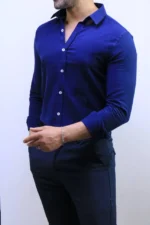 Men’s Slim Fit Striped Shirt – Elegant Casual Button-Up Shirt | Zac – Image 15