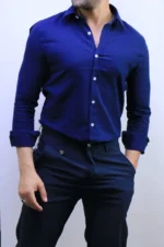 Men’s Slim Fit Striped Shirt – Elegant Casual Button-Up Shirt | Zac – Image 16