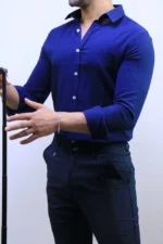 Men’s Slim Fit Striped Shirt – Elegant Casual Button-Up Shirt | Zac – Image 20
