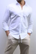 Men’s Slim Fit Striped Shirt – Elegant Casual Button-Up Shirt | Zac – Image 26