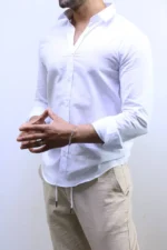 Men’s Slim Fit Striped Shirt – Elegant Casual Button-Up Shirt | Zac – Image 48