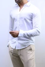 Men’s Slim Fit Striped Shirt – Elegant Casual Button-Up Shirt | Zac – Image 53