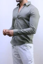 Men’s Slim Fit Striped Shirt – Elegant Casual Button-Up Shirt | Zac – Image 39