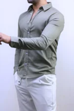 Men’s Slim Fit Striped Shirt – Elegant Casual Button-Up Shirt | Zac – Image 7