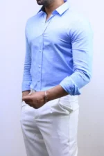 Men’s Slim Fit Striped Shirt – Elegant Casual Button-Up Shirt | Zac – Image 32