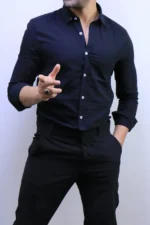 Men’s Slim Fit Striped Shirt – Elegant Casual Button-Up Shirt | Zac – Image 22