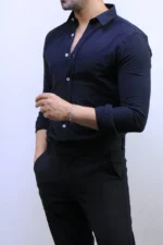 Men’s Slim Fit Striped Shirt – Elegant Casual Button-Up Shirt | Zac – Image 21