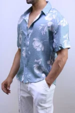 Men’s Casual Short Sleeve Button-Up Shirt – Lightweight Summer vibes – Image 25