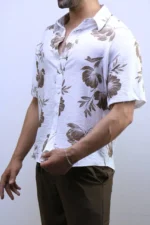 Men’s Casual Short Sleeve Button-Up Shirt – Lightweight Summer vibes – Image 23