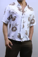 Men’s Casual Short Sleeve Button-Up Shirt – Lightweight Summer vibes – Image 3