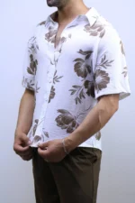 Men’s Casual Short Sleeve Button-Up Shirt – Lightweight Summer vibes – Image 19