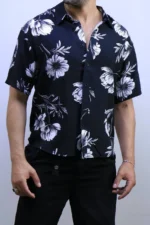 Men’s Casual Short Sleeve Button-Up Shirt – Lightweight Summer vibes – Image 18