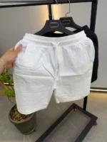 Classic Cotton Linen Short , Relaxed summer Style – Image 15