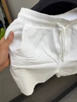 Classic Cotton Linen Short , Relaxed summer Style – Image 16