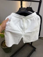 Classic Cotton Linen Short , Relaxed summer Style – Image 22