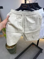 Classic Cotton Linen Short , Relaxed summer Style