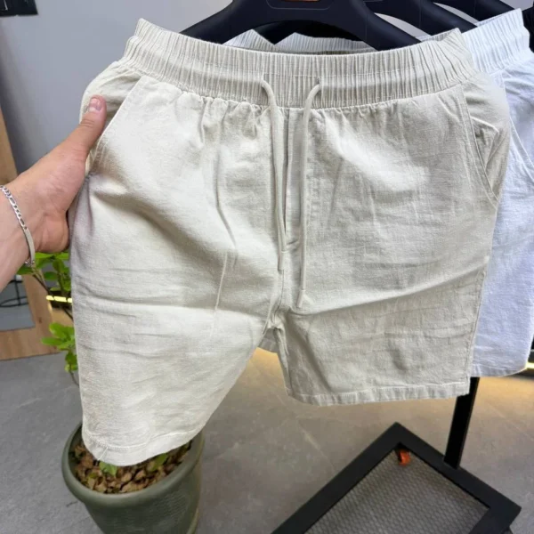 Classic Cotton Linen Short , Relaxed summer Style