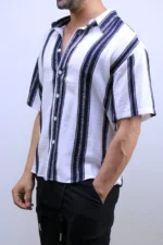 Men’s Casual Short Sleeve Button-Up Shirt – Summer vibes – Image 14